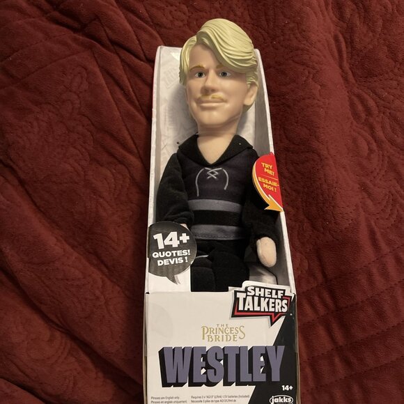 NIB‎ Westley Shelf Talkers  Princess Bride Talking Doll Jakks Pacific 14+ Quotes - Picture 1 of 9